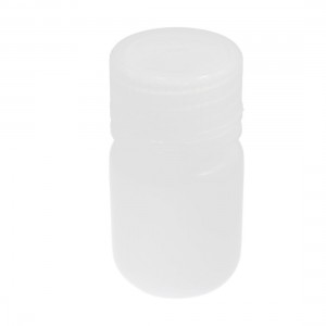 30ml White Plastic Cylinder Shaped Chemical Reagent Bottle