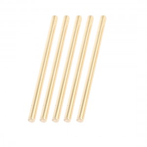 5 Pcs Car Model Toy DIY Brass Rod Axles Drill Rod Bar 3mm x 60mm