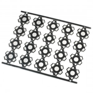 20pcs 20mm 1 x 1W 3W 5W High Power LED Aluminum Star Base PCB Plate Board DIY