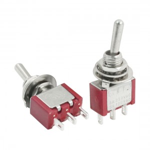 AC 250V 2A SPDT 3 Pin ON/ON Latching Control Toggle Switches 2pcs