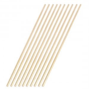 10 Pcs Car Model Toy DIY Brass Rod Axles Drill Rod Bar 3mm x 150mm