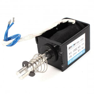 DC 12V Pull Type Sring Loaded Solenoid Electromagnet 20mm 8Kg RM-1683