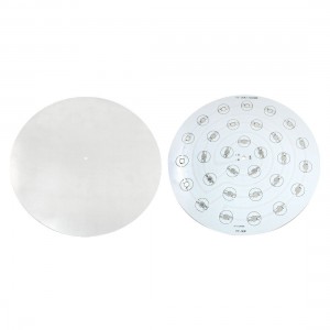 2Pcs 30 x 1W 3W LED High Power Circle Aluminum PCB Circuit Board 240mm Diameter