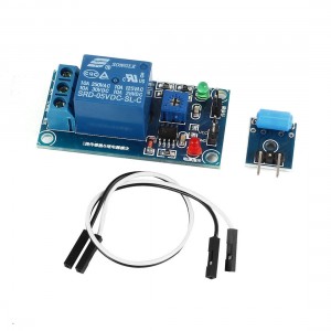 DC5V 1 Channel Red and Green LED Light Vibration Sensor + Relay Module