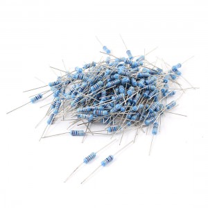 200Pcs 1W 1% Tolerance 43K Ohm Axial Lead Flameproof Metal Film Resistor