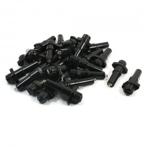 25Pcs AC 10A 110-380V Soldering Panel Mounted Fuses Holder for 8 x 40mm Fuse