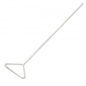 Laboratory Lab Stainless Steel Triangle-headed Cell Spreader 22.5cm Long