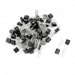 50pcs General Propose 13001 600V 0.2A TO-92 Package NPN Transistor