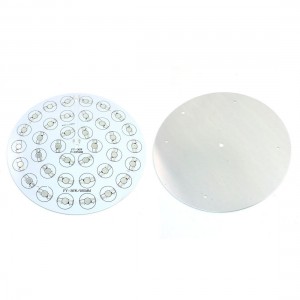 2Pcs 36 x 1W 3W LED High Power Circle Aluminum PCB Circuit Board 185mm Diameter