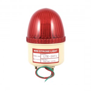 Industrial DC 12V LED Flash Strobe Light Emergency Warning Lamp Red LTE-2071