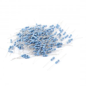 200Pcs 1W Watt 1% Tolerance 7.5 Ohm Axial Lead Flameproof Metal Film Resistor