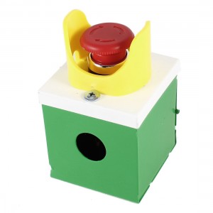 Ui 380V 10A Red Mushroom Head Self Locking Push Button Switch Station