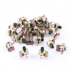30pcs Top Adjustment Single Linear 6 Terminals Potentiometer 50K Ohm