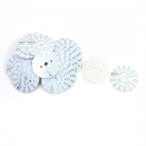 30Pcs 50mm Circle Aluminum PCB Circuit Board for 18 x 1/2W 5730 SMD LED