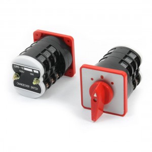 LW5-16 Ui 500V Ith 16A 3-Bit 3-Phase Universal Rotary Cam Changeover Switch 2Pcs