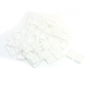 50Pcs White Histology Tissue Embedding Cassette Hinge-lock Strip Hole