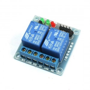 DC 5V 2-Channel High Low Level Trigger Relay Module Expansion Board
