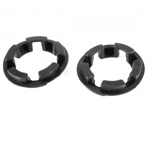 2Pcs Rubber 97mm x 65mm x 12mm Shaft Coupling Insert Spider