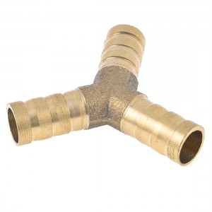 Metal 10mm x 8mm 2/5" x 5/16" 3 Way Y Piece Fuel Air Hose Joiner