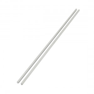 2Pcs 2mm Dia DIY Model Stainless Steel Circular Round Rod Bar 5.5" Long