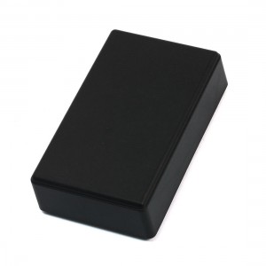 Black Plastic Project Power Protective Case Junction Box 100mmx62mmx29mm
