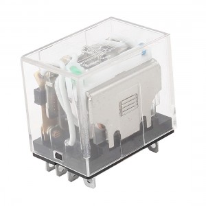 DC 24V Coil 4PDT 14-Pin Green LED Lamp General Purpose Power Relay