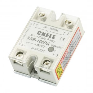 24-380V 100A Single Phase DC Control AC Solid State Relay SSR-100DA