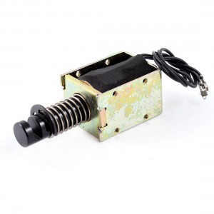 2mm/1.5Kg 8mm/0.8Kg 25.04W Spring Plunger Pull Type Solenoid Electromagnet DC12V