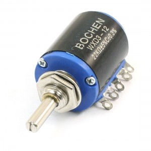 WXD3-12 22K Ohm 5% Tolerance 3 Solder Lug Wirewound Potentiometer