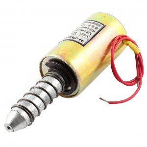 Pull Type 10mm/4.5kg 0mm/12kg Spring Plunger Solenoid Electromagnet DC 12V