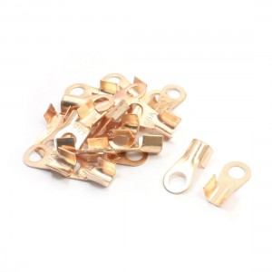 20pcs 60A Cable Tube Passing Through Crimp Copper Connector Terminal