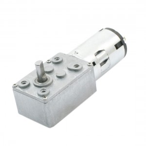 DC12V 11500RPM 170RPM Output Rotary Speed Reducer Worm Geared Box Motor