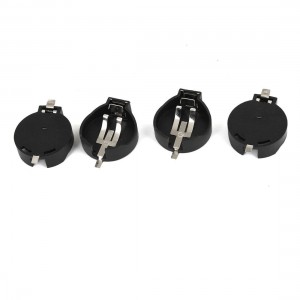 4PCS Plastic CR2450 LIR2450 Button Cell Battery Socket Holder Case
