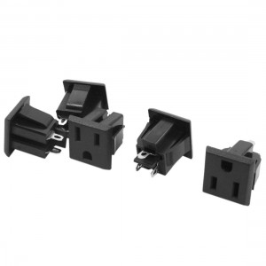 AC 125V 15A US Plug Socket PCB Board Power Supply Adapter 5Pcs