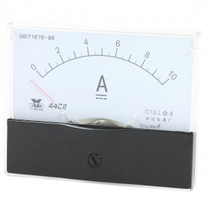 Measurement Tool Analog Panel Ammeter Gauge DC 0 - 10A Measuring Range