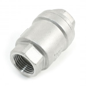 1/2PT Dia Female Thread Spring Loaded Vertical Type Pump Check Valve Connector