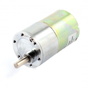 6mm Shaft 2 Pin Connector Cylinder Shape Gear Box Motor DC12V 5000R/MIN