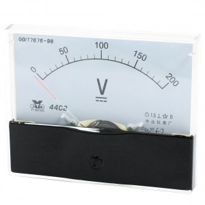 Measurement Tool Analog Panel Voltmeter DC 0 - 200V Measuring Range