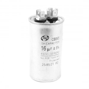 AC 450V 16uF Cylindrical Refrigerator Motor Running Capacitor CBB65