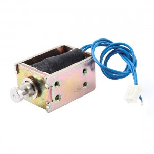 2mm/830g 5mm/580g 14.4W Wired Pull Type Solenoid Electromagnet DC 24V