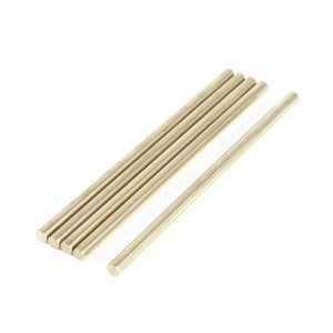 5 Pcs Car Model Toy DIY Brass Rod Axles Drill Rod Bar 3mm x 70mm