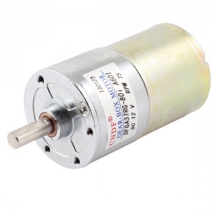 DC 12V 75RPM Output 2 Pin Connector Magnetic Geared Box Speed Reduce Motor