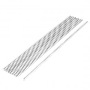 DIY Car RC Helicopter Toy Stainless Steel Round Axles Rod Bar 2.5mmx130mm 10 Pcs