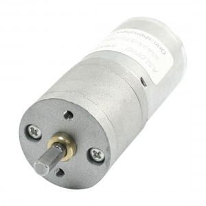 GA25-370 DC24V 10RPM 4mm Dia Shaft Cylindrical Speed Reduce Gear Motor