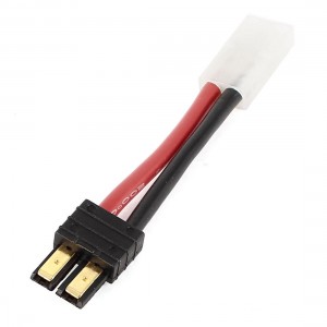 12AWG 4" Tamiya Female to TRX Male Connector Wire for RC Helicopter Lipo Battery