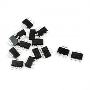 15Pcs AMS1117-ADJ SMD Adjustable Power Step-Down Linear Voltage Regulator IC