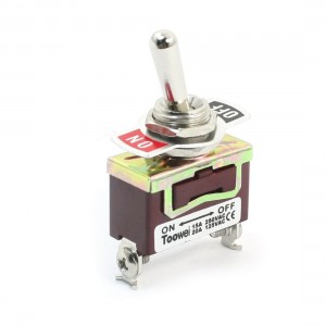 ON/OFF 4 Screw Terminals Latching Power Control Toggle Switch AC 125V 20A T701AW