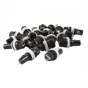 20 Pcs Electrical Panel Screw Mounted 5 x 20mm Fuse Holder
