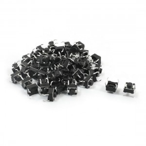 55Pcs Momentary Tact Tactile Push Button Switch 6x6x5mm 4-pin DIP