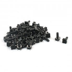 55Pcs Momentary Tact Tactile Push Button Switch 6x6x12mm 4-pin SMD